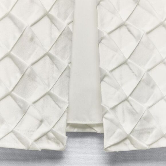 ZARA DIAMOND SATINโEFFECTโMIDIโSKIRT - Picture 7 of 7